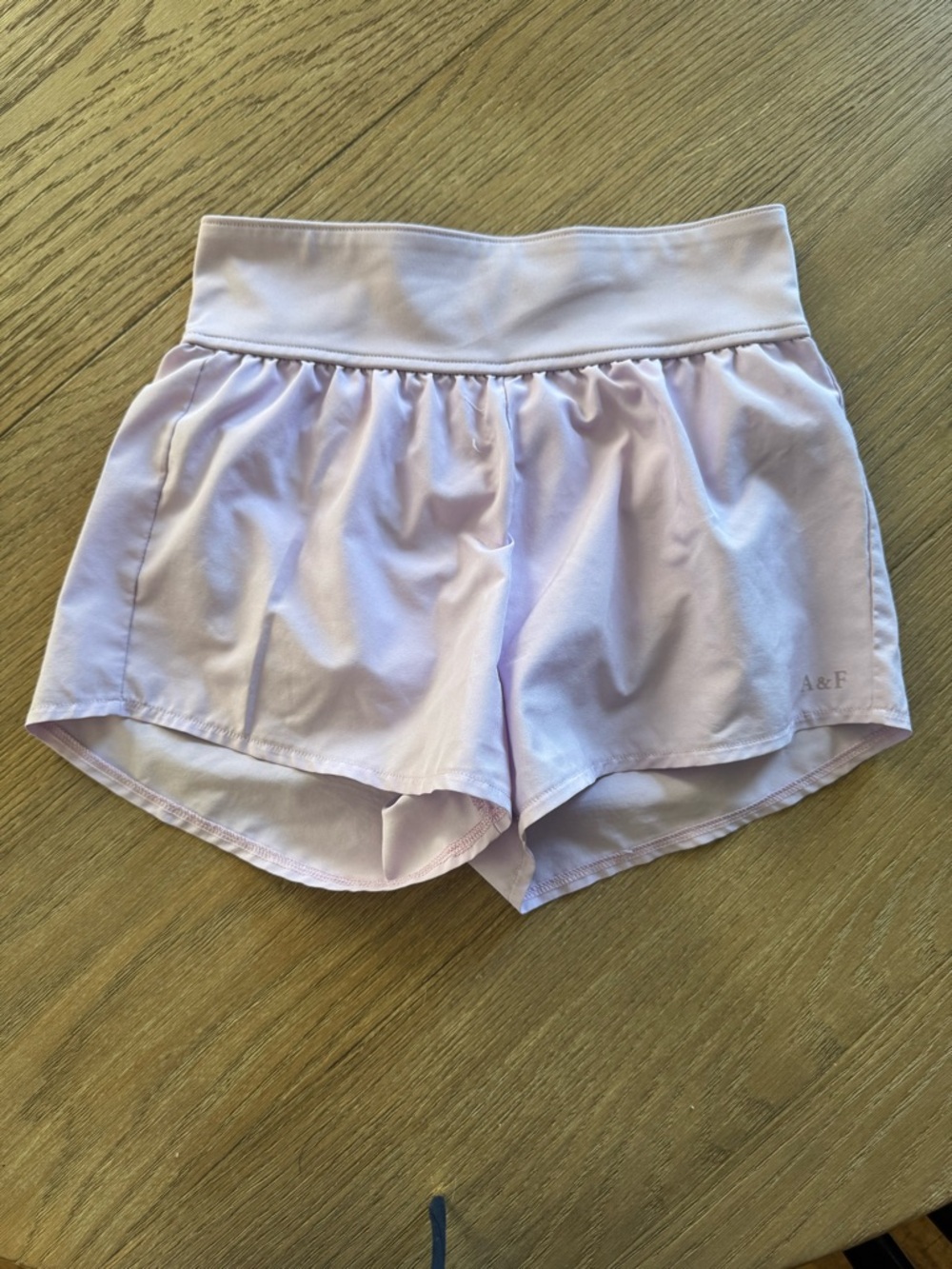 abercrombie kids lilac athletic shorts 11/12
